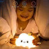 Cartoon Cloud Night Light Touch Control Warm Light Auto Off Timer Cute Bedside Lamp for Kids Nursery Room Birthday Gift 2026 New