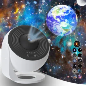 Bedroom Galaxy Projector Night Light HD Image Star Projector 13 Film Discs Kids Planetarium Projector 360° Rotation Galaxy Light