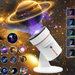 10 in 1 Ultra HD Starry Sky Projection Light, equipped with 1/2 hour timer function and 6-key control. It is suitable for creati