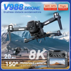 New For Genuine V988 Camera Drone 8K Professional Dron 8K With Screen Under 249g Remote Control Brushless RC Quadcopter Toys