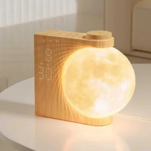 Sunrise Alarm Clocks for Heavy Sleepers,Night Lamp Clocks for Bedrooms with Moon Light,10 Light Effects,30/60/90 Timer,10 Sleep