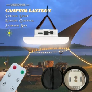 Remote Control Rechargeable LED Magnet Camping Lantern 13500mAh Powerful Portable Flashlight Fishing Light Floodlight Tent Lamp