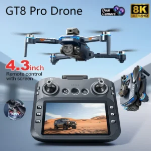 2026 New GT8 Drone GPS 8K Professional HD 360° Dual Cameras 5G WIFI Brushless Motors Obstacle Avoidance Foldable Quadcopter Toys