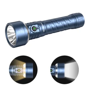 Wurkkos TS27 Flashlight 845m Beam Distance RGB Lighting Effects Reverse Charging Function 3200L Ultra-Bright Outdoor Camping