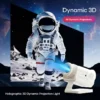 Holographic Star Projector: 60 Dynamic Scenes, 3D HD Floating, Home Cinema Effect, Kids Bedroom Light