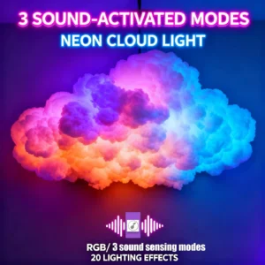 DIY Thundercloud LED Light USB-Powered Music Sync Color Changing Led Lights for Bedroom Gaming Room
