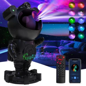 Astronaut Galaxy Projector Lamp - Star Projector Light, Bluetooth Speaker, Star and Moon Galaxy Lights for Bedroom with remote