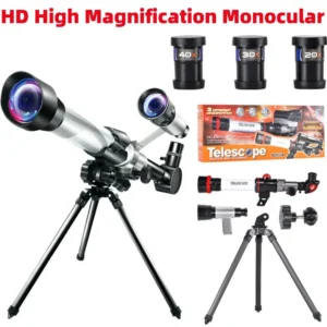 HD High Magnification Professional Astronomical Telescope Stargazing Children Dual-Use Science Experiment Aids Equipment
